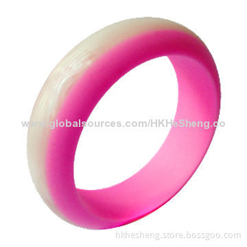 2014 Hot-sale charming silicone bracelets, food-grade and BPA-free